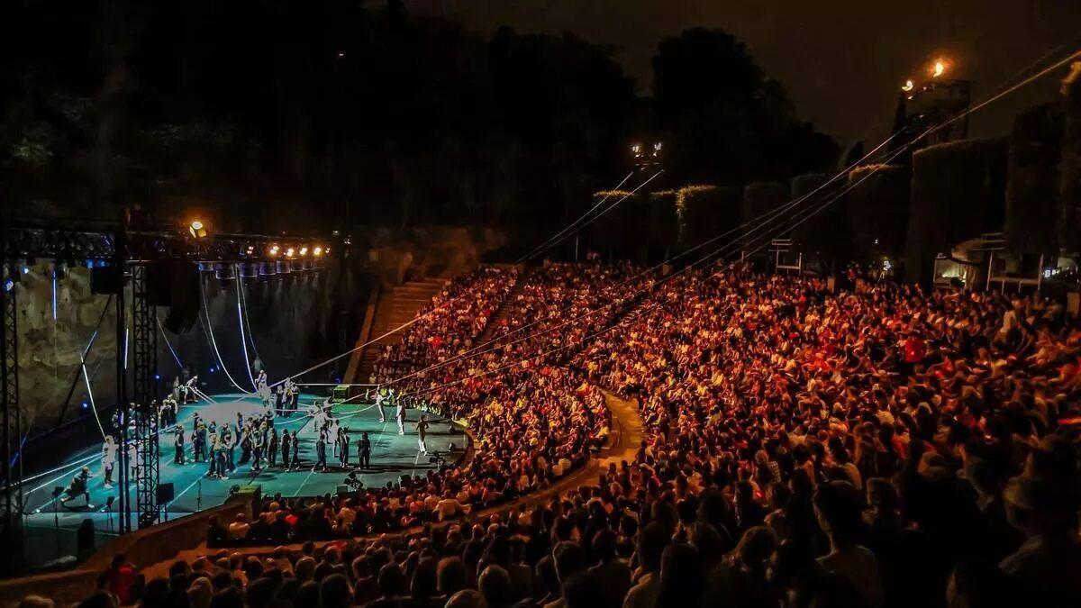 La grada del Teatre Grec, uno de los escenarios de la Mercè.