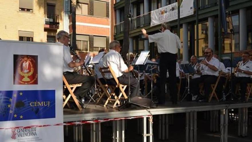 El Himno, el emblema de la Agrupación Musical Els Majors de l&#039;Horta Sud