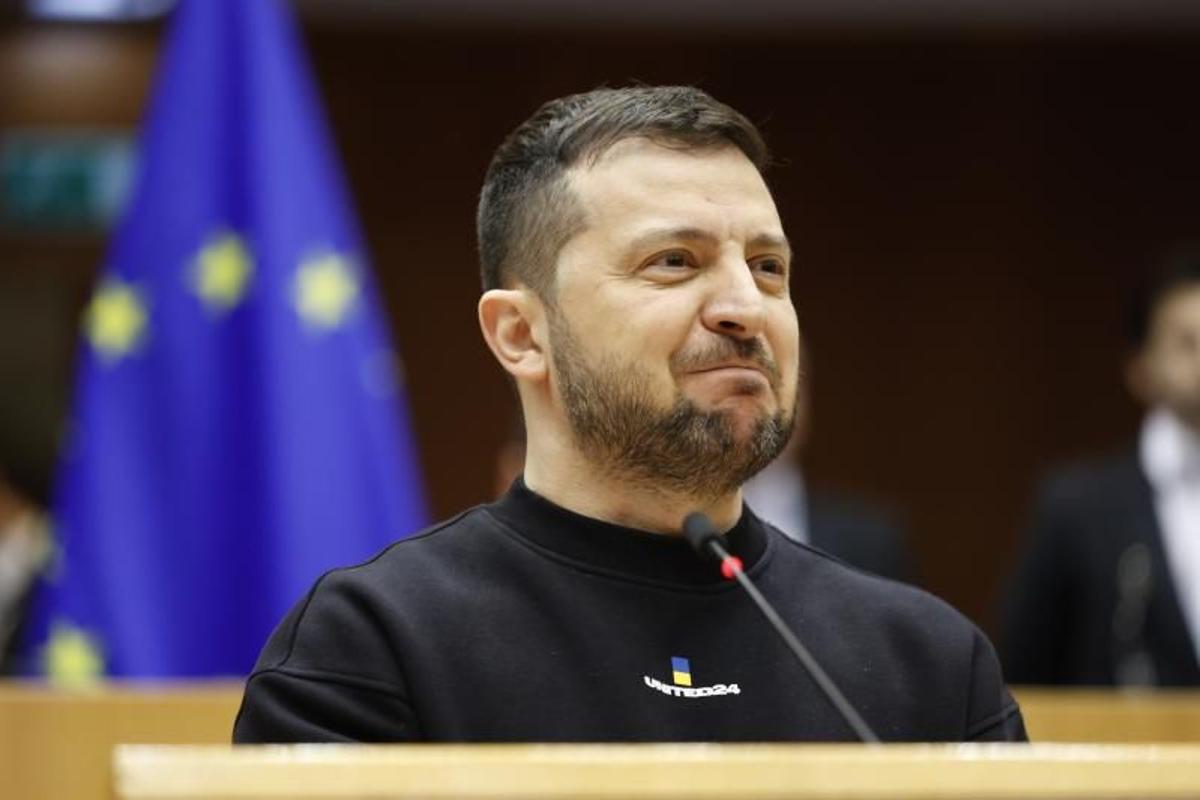 Las mejores imágenes de Zelenski, en el Parlamento Europeo