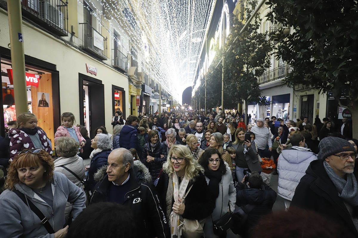 Encendido del alumbrado de Navidad en Córdoba