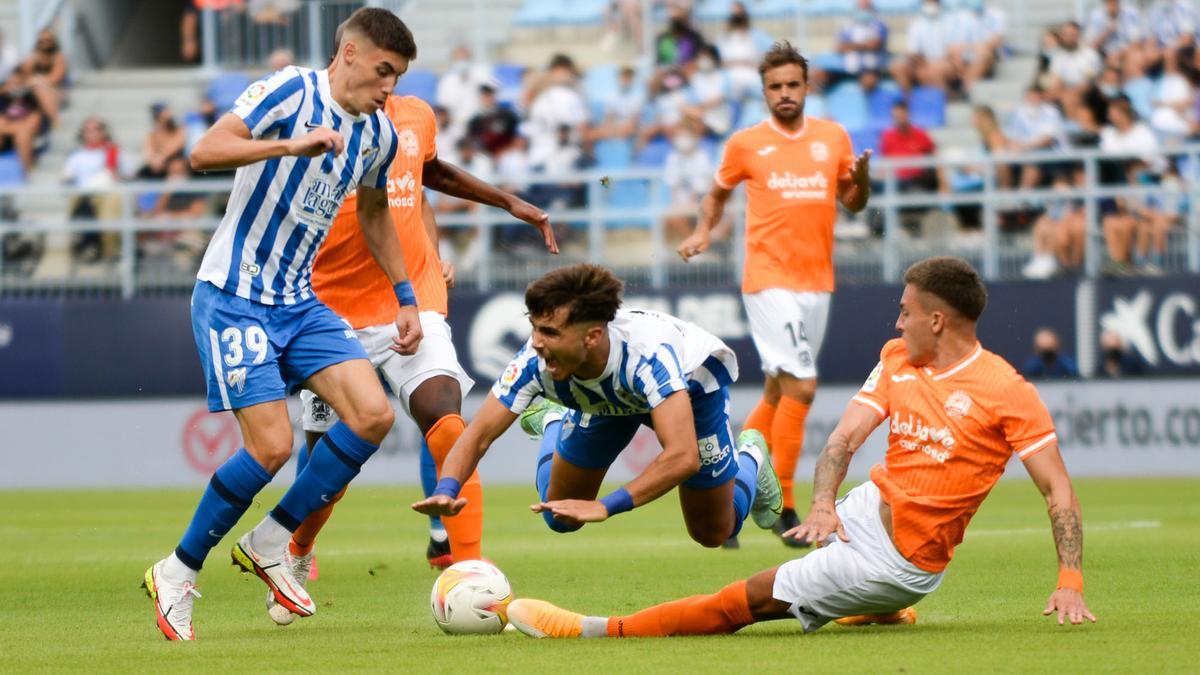 Las imágenes del Málaga CF - Fuenlabrada