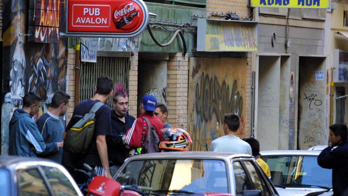 La entrada del antiguo pub Avalon en una imagen de 2002.