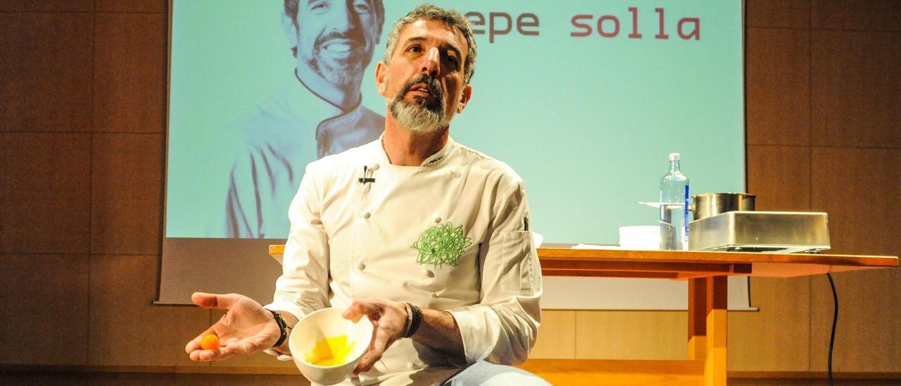 Pepe Solla cocina hoy en Vilagarcía.