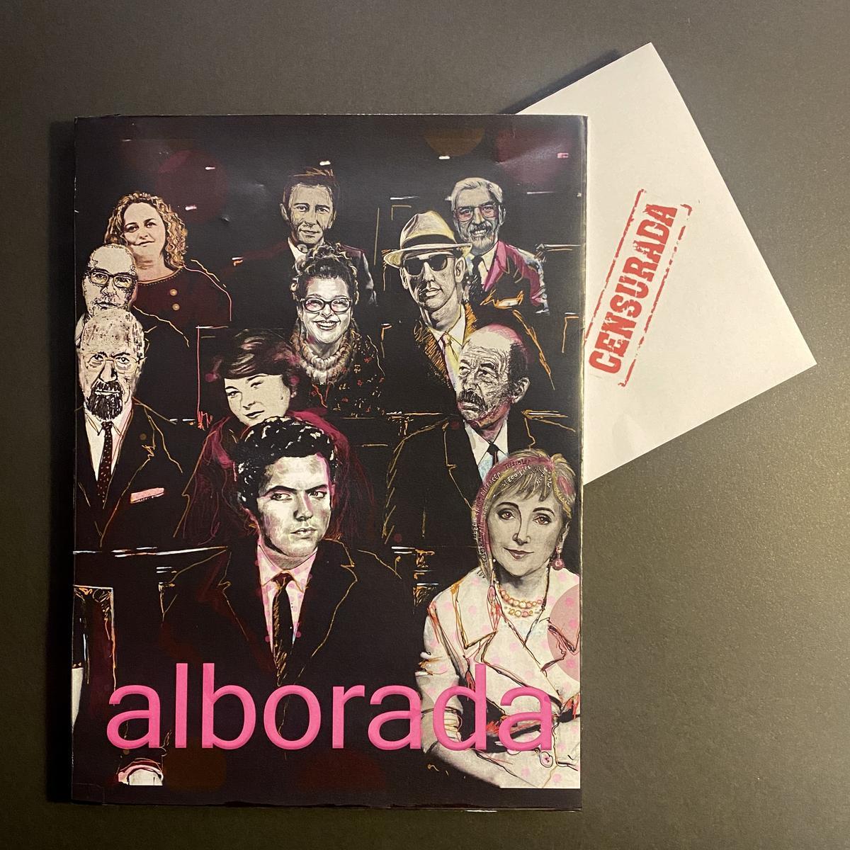 La portada de la revista Alborada elaborada por el colectivo artístico Eldado.