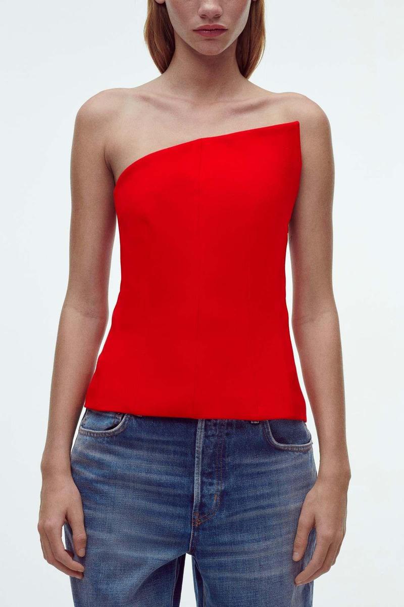 Top bustier de Zara