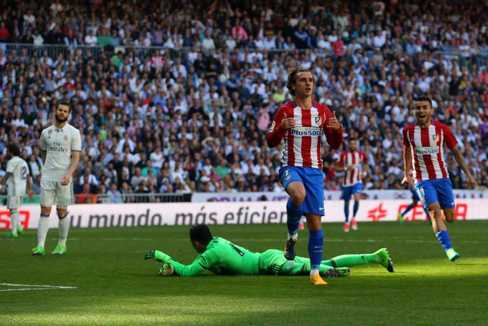 Imágenes del partido entre Real Madrid y Atlético.