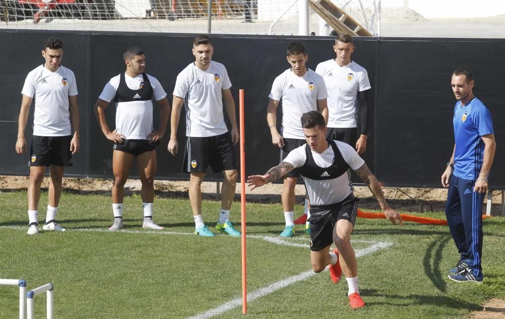 Las mejores imágenes del entrenamiento del Valencia CF