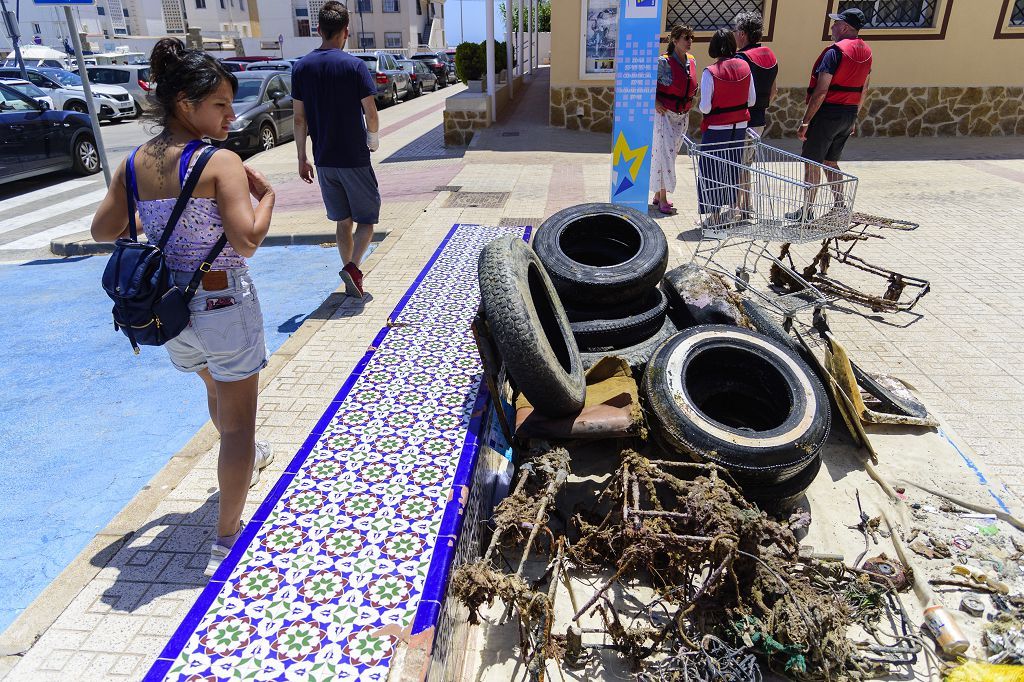 Limpieza de fondo marinos en Cabo de Palos