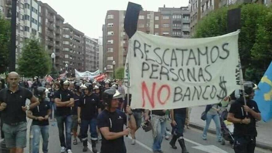 La aplaudida respuesta de un bombero asturiano para quienes piden el Princesa de Asturias para la Brigada de Salvamento Minero