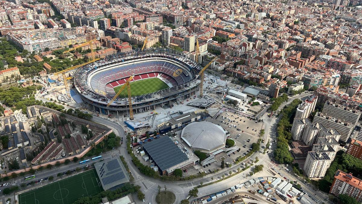Visita de la UEFA al Spotify Camp Nou