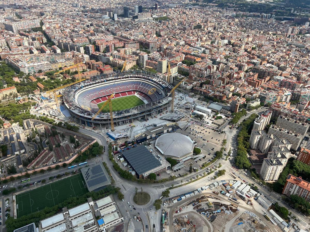 El Spotify Camp Nou sigue tomando forma entre la incertidumbre