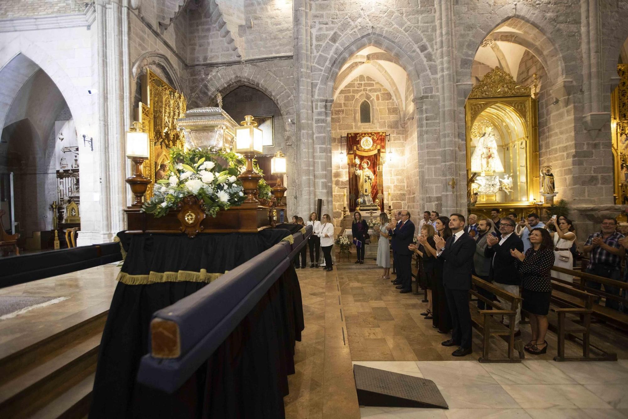 Así ha recibido Gandia las reliquias del patrón San Francisco de Borja
