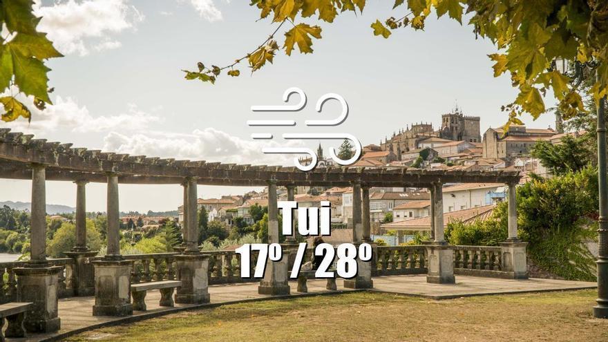 El tiempo en Tui: previsión meteorológica para hoy, miércoles 16 de septiembre