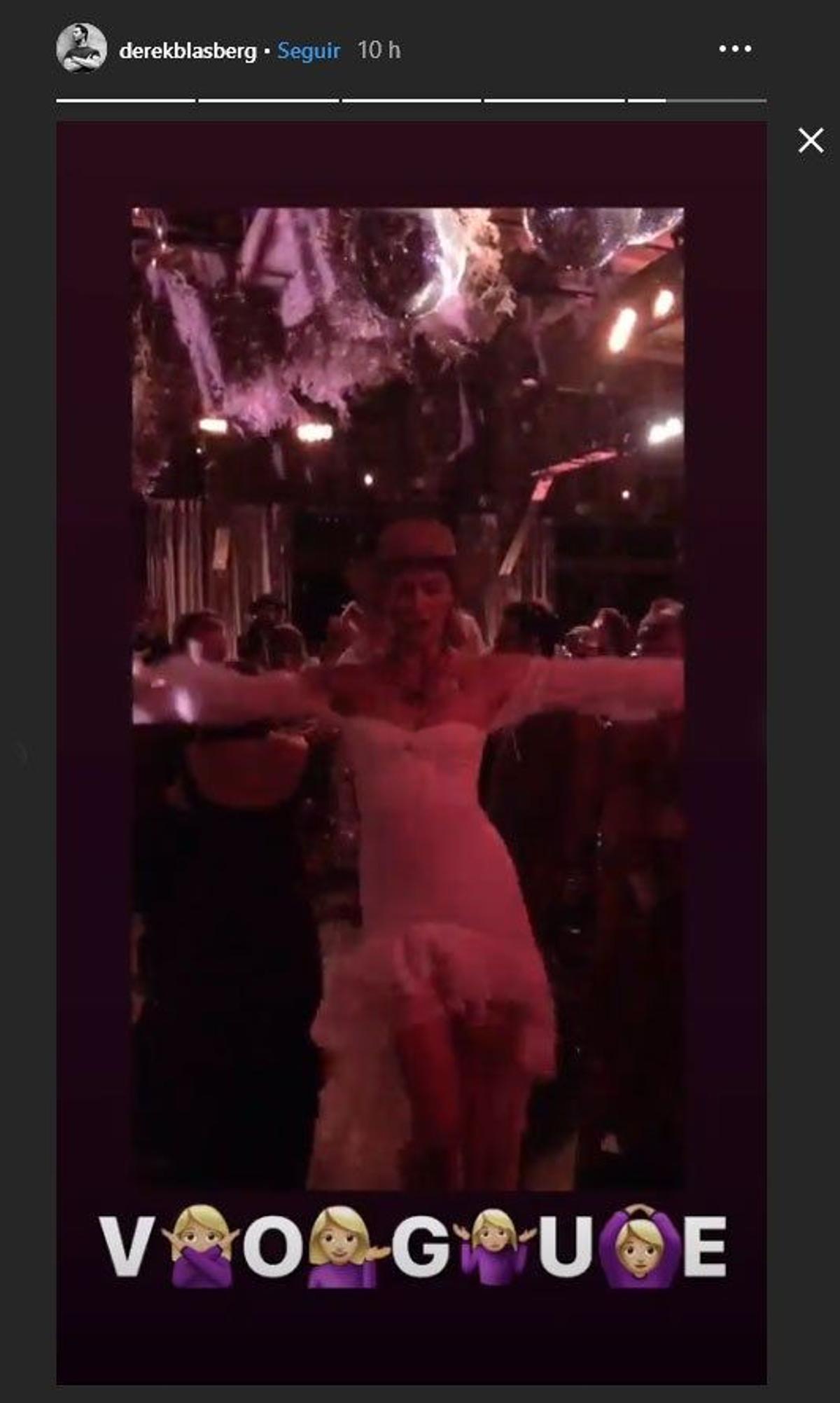 La novia bailando 'Vogue' de Madonna, con su look boho