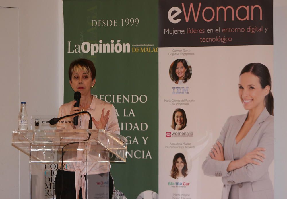 El encuentro contó con la participación de Carmen García García, de IBM, Almudena del Mar Muñoz, de BlaBlaCar; Marta Alejano Peña, de Hawkers; y María Gómez del Pozuelo, CEO de Womenalia
