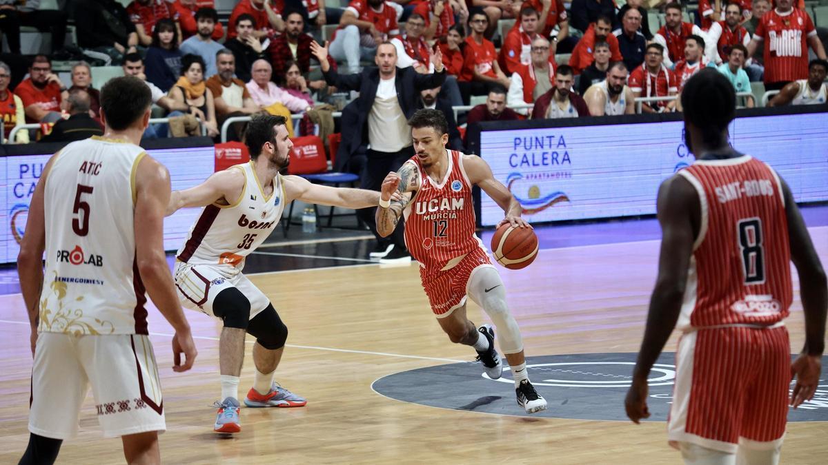 Joonah Radebaugh, en el partido ante el Bosna del pasado martes