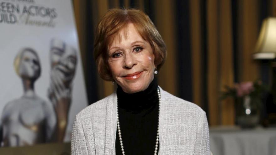 La comediante Carol Burnett.