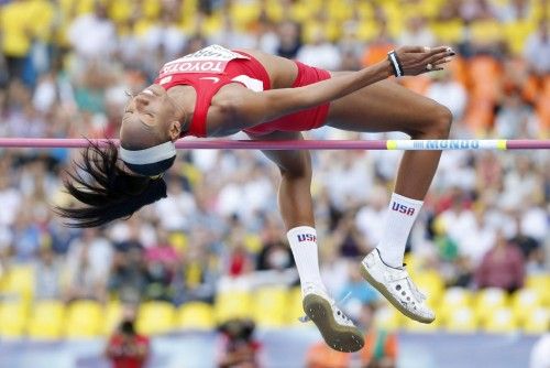 Octava jornada del Mundial de Atletismo de Moscú en la que la saltadora Ruth Beitia ha conseguido la medalla de bronce para España.