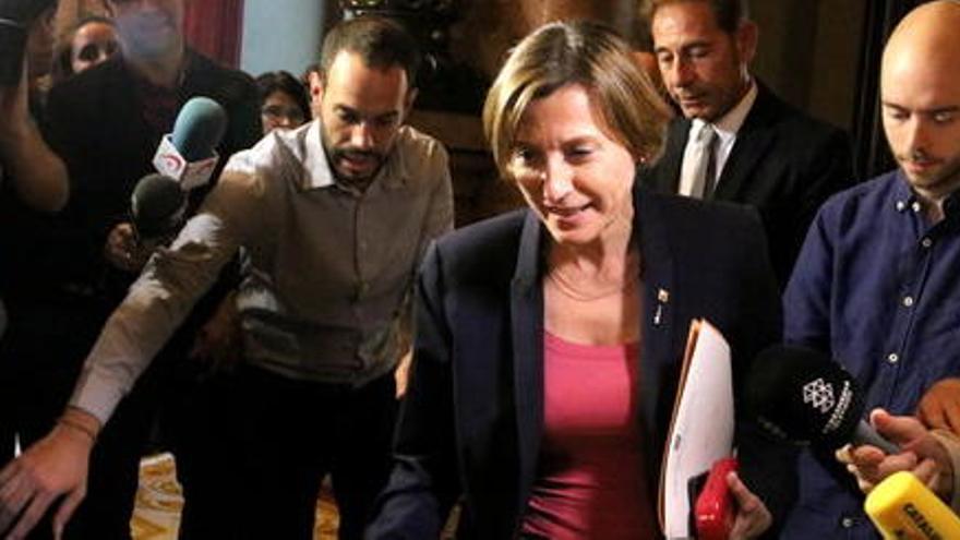 La presidenta del Parlament, Carme Forcadell.