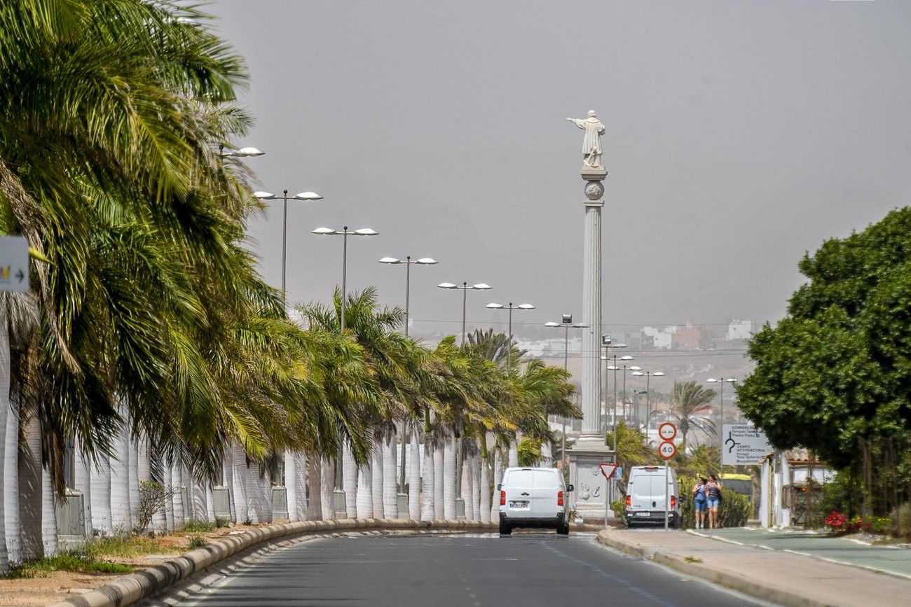 Calima en Las Palmas de Gran Canaria (17/03/2022)