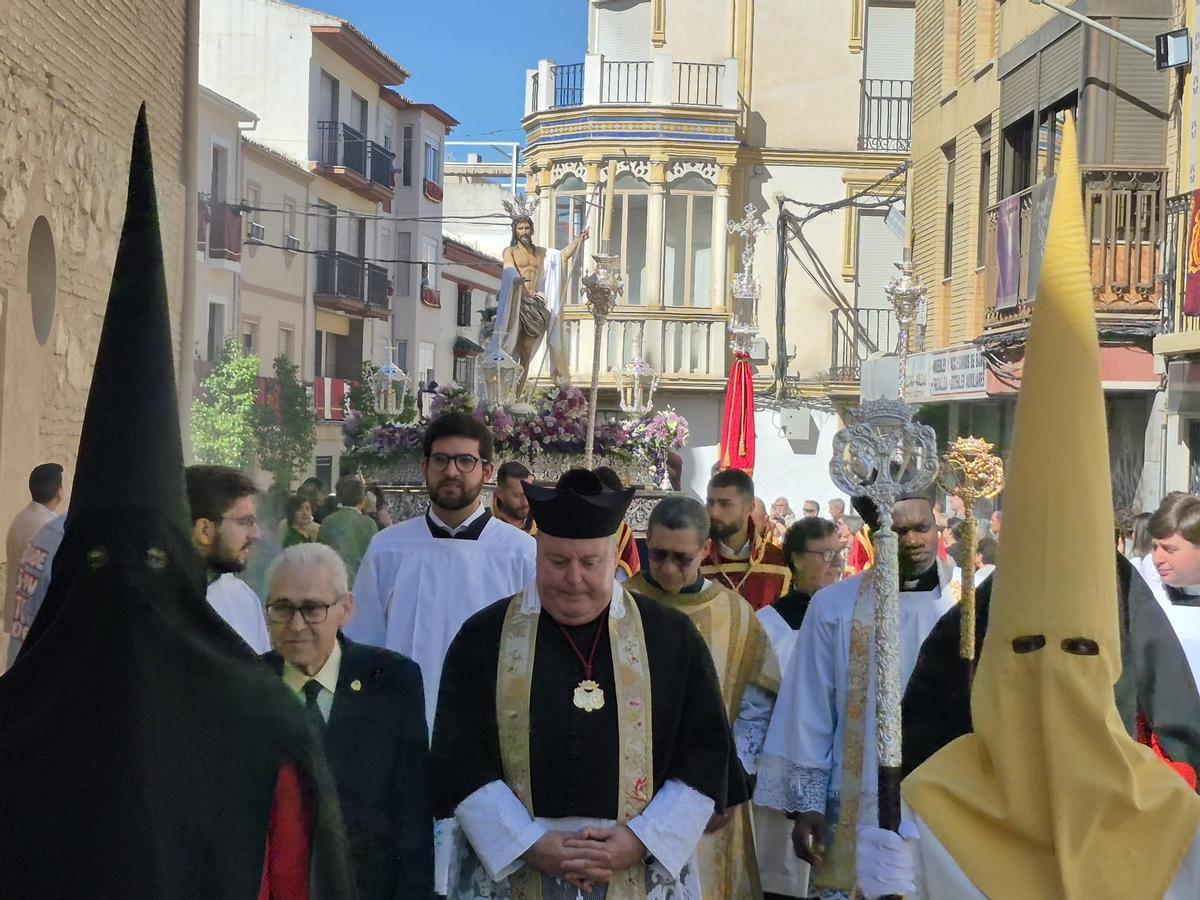 Procesión del Resucitado en Cabra.