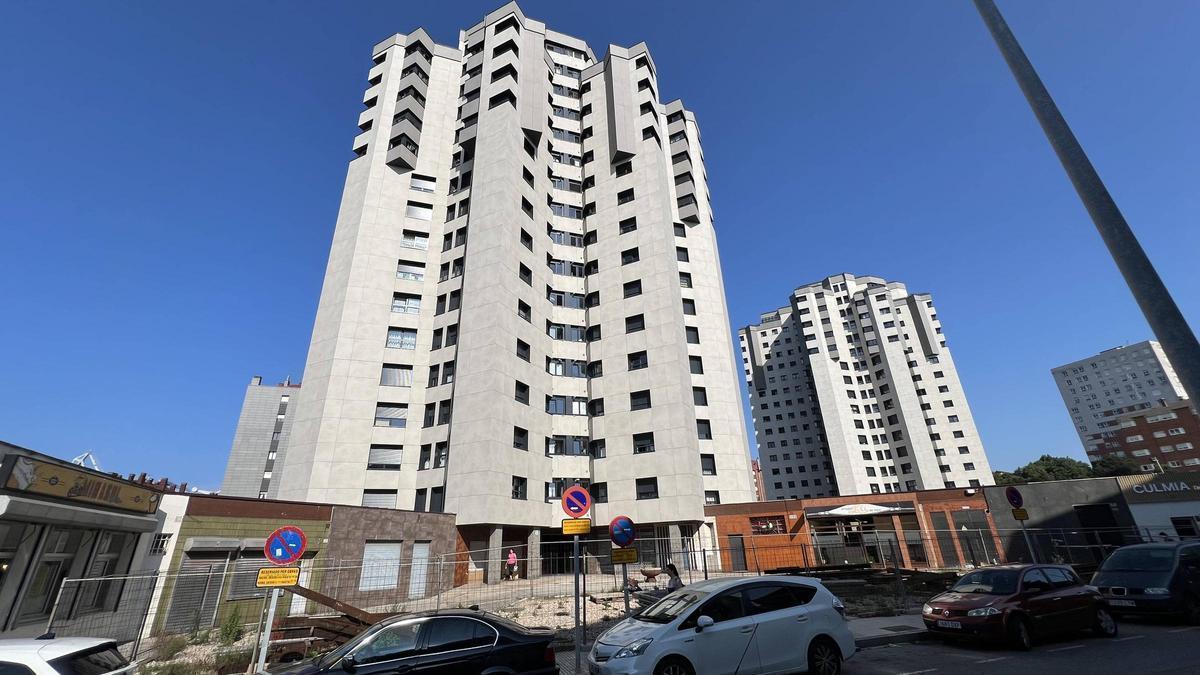 Vista del edificio La Estrella.