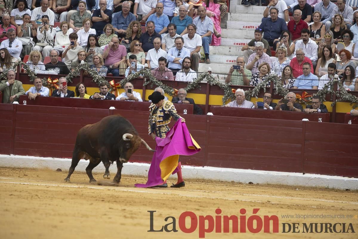 Cuarta corrida en la Feria Taurina de Murcia (Castella, Manzanares y Ureña)