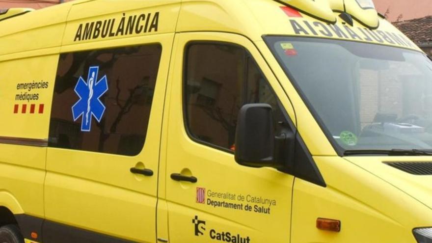 Una ambulància d&#039;emergències mèdiques de la Generalitat de Catalunya.