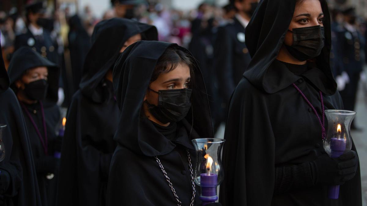 Un momento del desfile de La Soledad en Zamora.