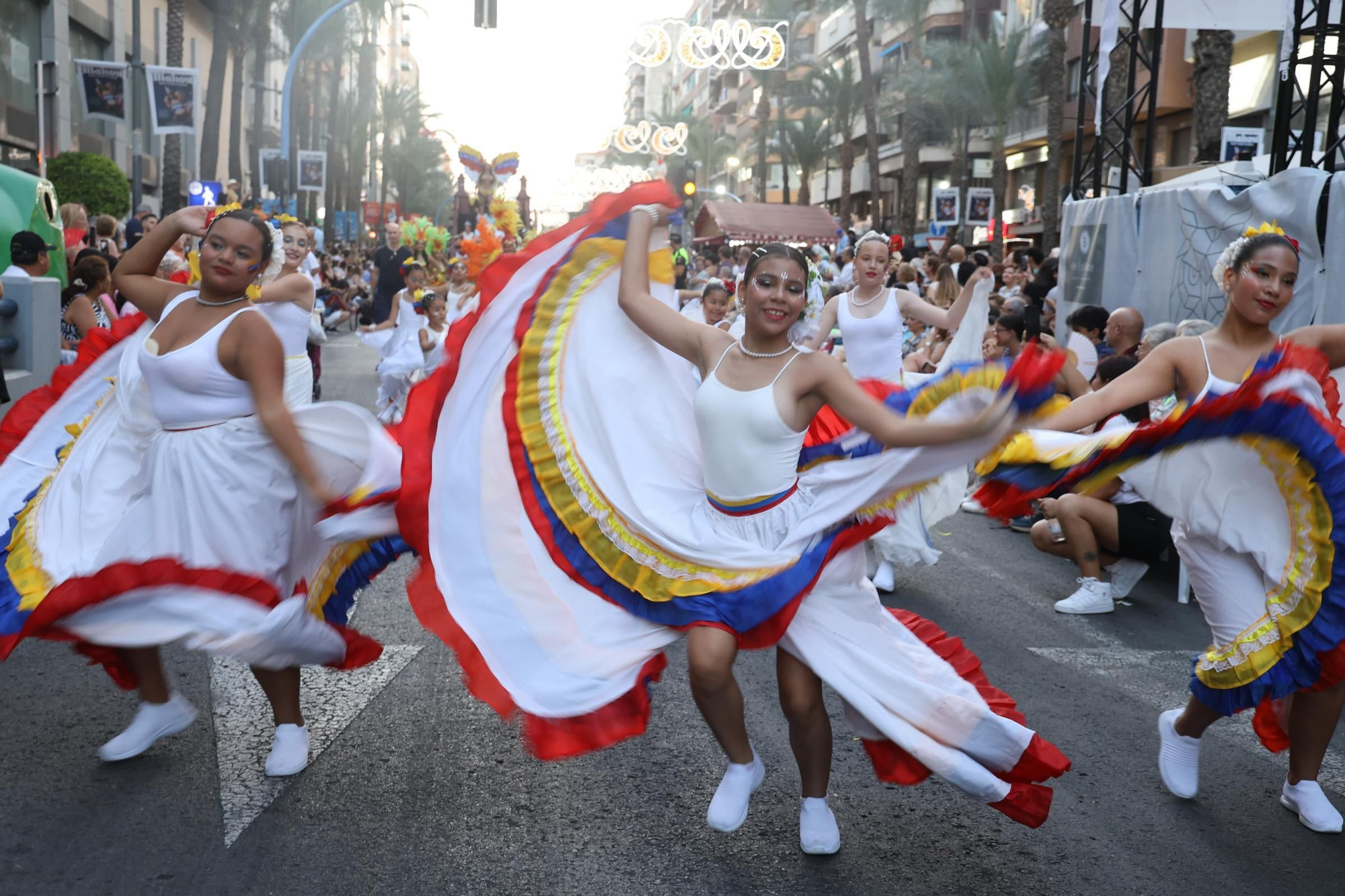 International folk parade of the bonfires of Alicante