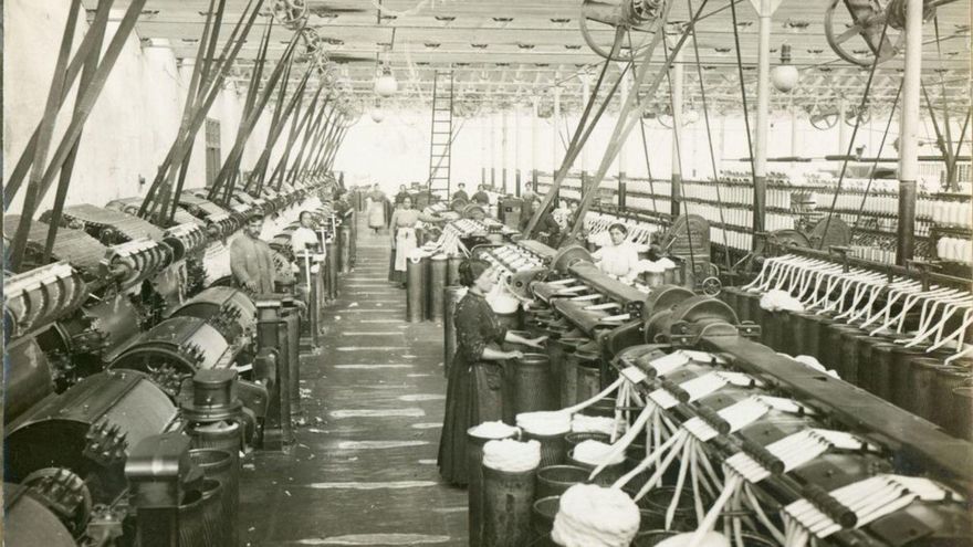 Fábrica textil La Algodonera de Gijón, 1905-1910.