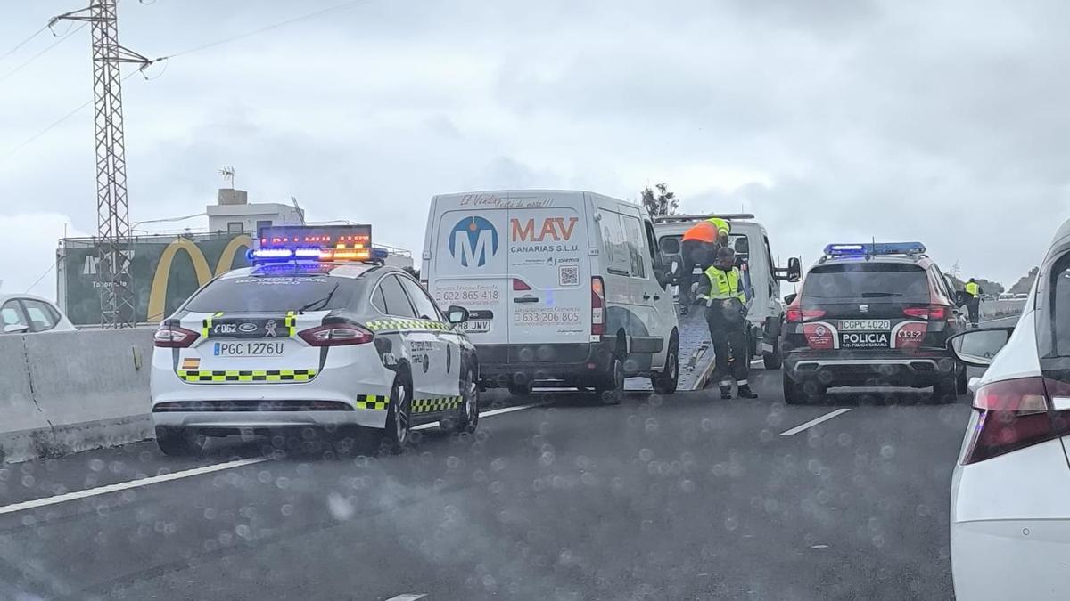 Accidente TF-5 a la altura de El Bohío