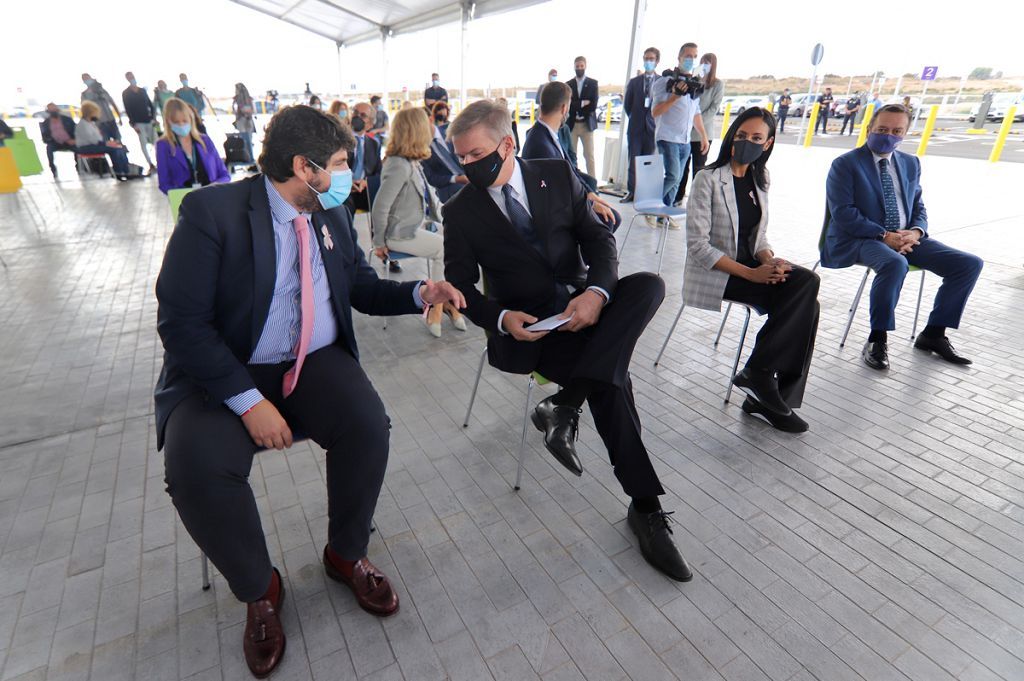 Inauguración del centro logístico de Amazon en Murcia