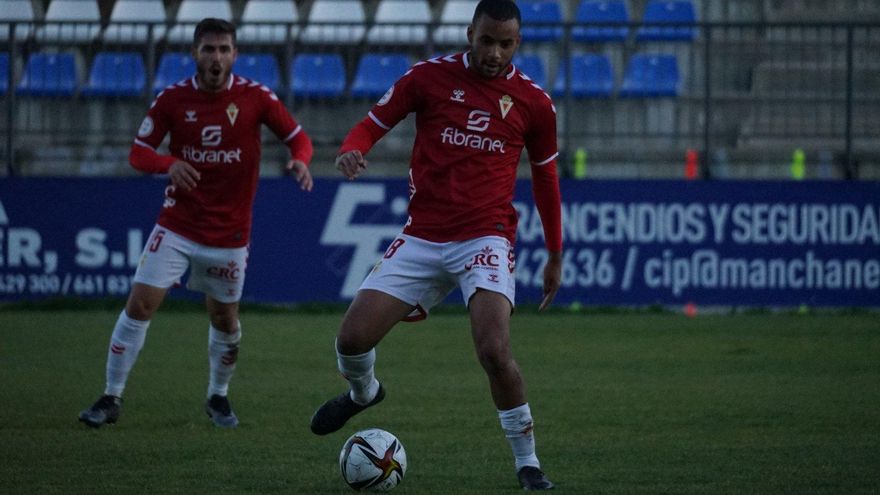 Pablo Ganet, en el encuentro ante el Puertollano