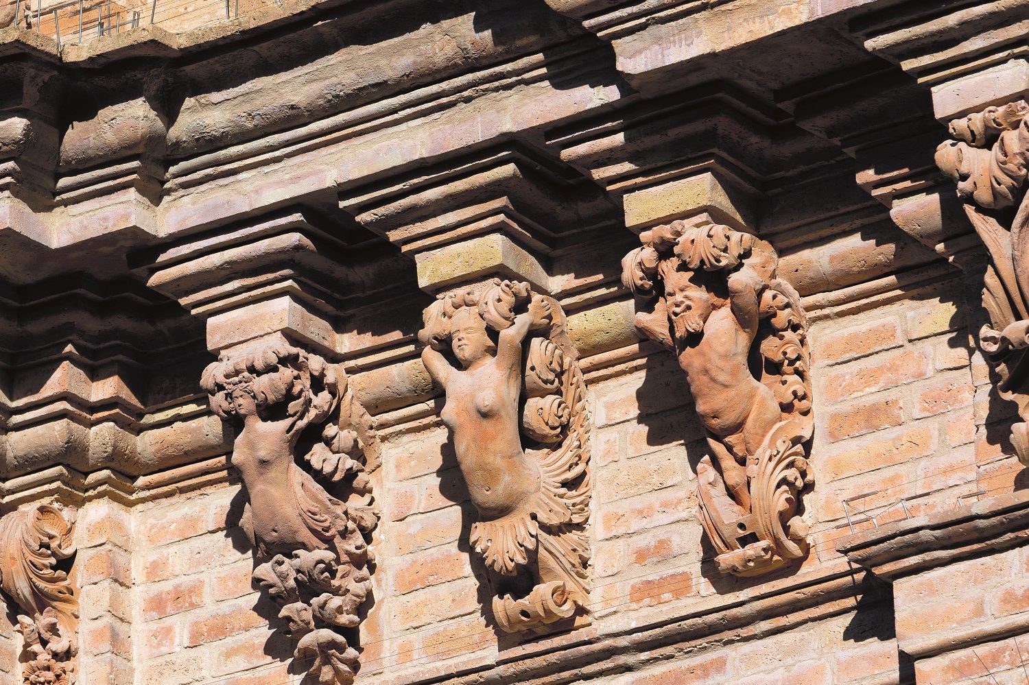 Detalle de la fachada de la Iglesia de San José, Antequera.