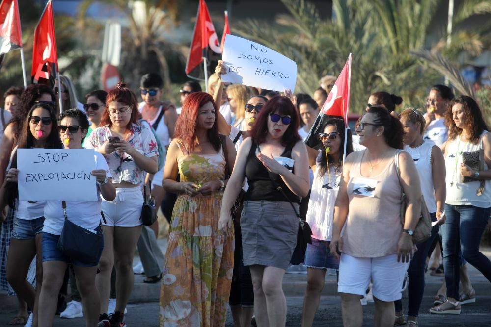 Las camareras de piso protagonizan dos jornadas de huelga en Ibiza