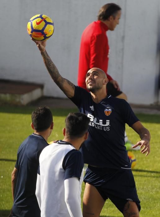 El Valencia CF prepara el partido contra el Legané