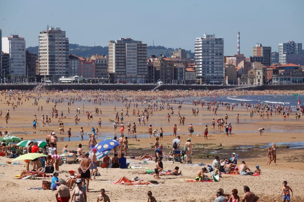 Jornada de calor y sol en San Lorenzo