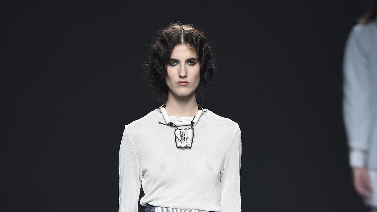 MBFWM: Etxeberria Primavera/Verano 2016, jersey crop top