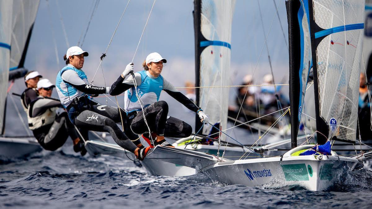 Paula Barceló (CN Arenal) y Tamara Echegoyen lucharán por el podio en 49erFX.