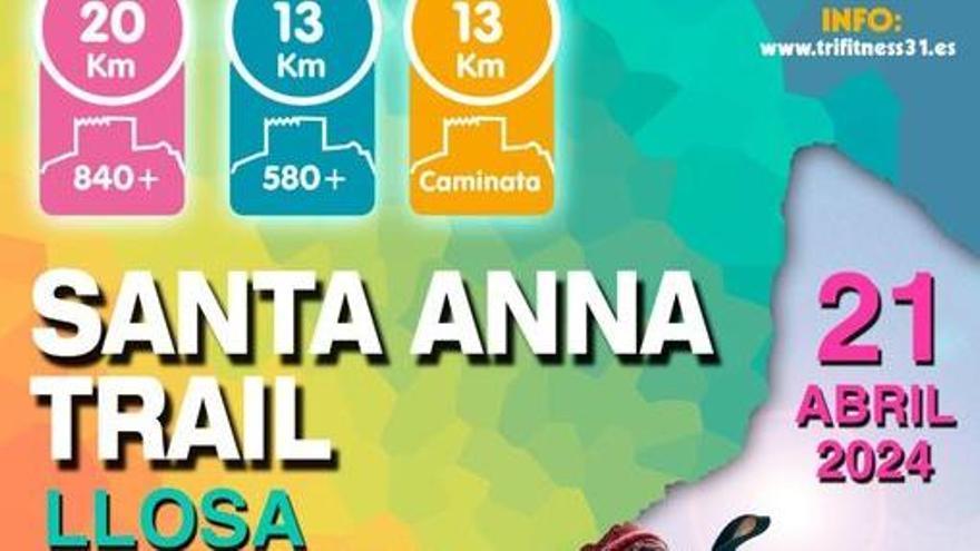 La Llosa de Ranes celebra el Santa Anna Trail con tres modalidades de carrera