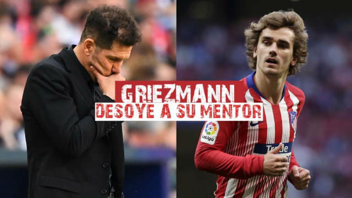 Griezmann desoye a su mentor Simeone