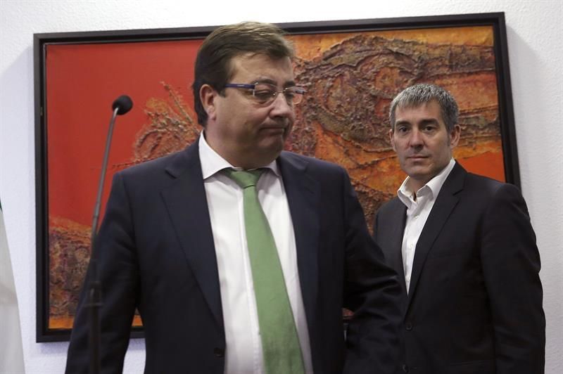 Reunión entre Fernando Clavijo y Guillermo Fernández Vara