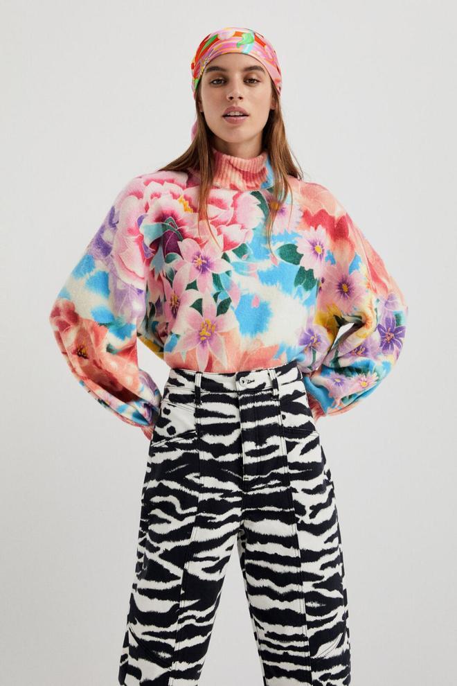 Jersey con 'print' multicolor de Desigual