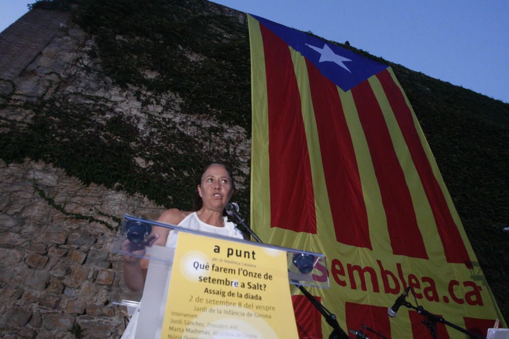 Assaig de la Diada a Girona