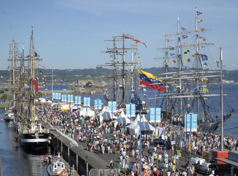 A Coruña, puerto final de la Tall Ships Races 2016