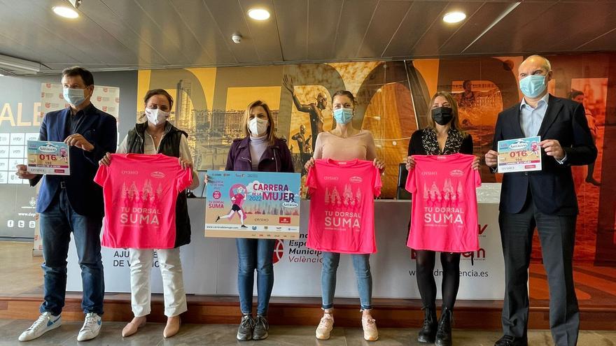 València se prepara para recibir la marea rosa del Circuito de la Carrera de la Mujer