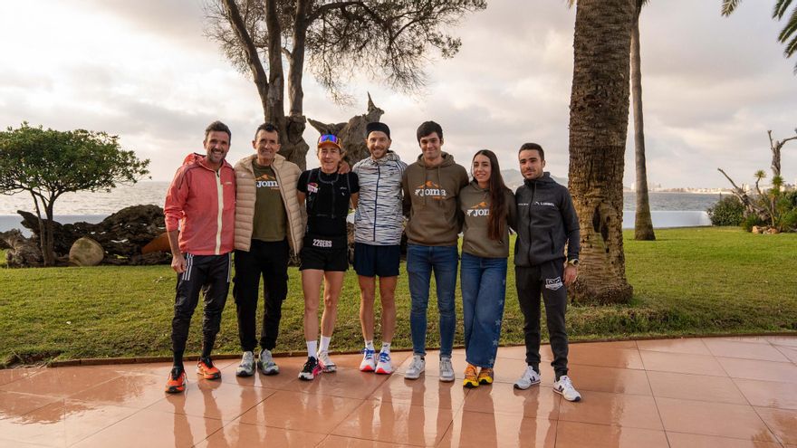 Los atletas de élite de los 3 Días Trail calientan motores en el hotel THB Los Molinos