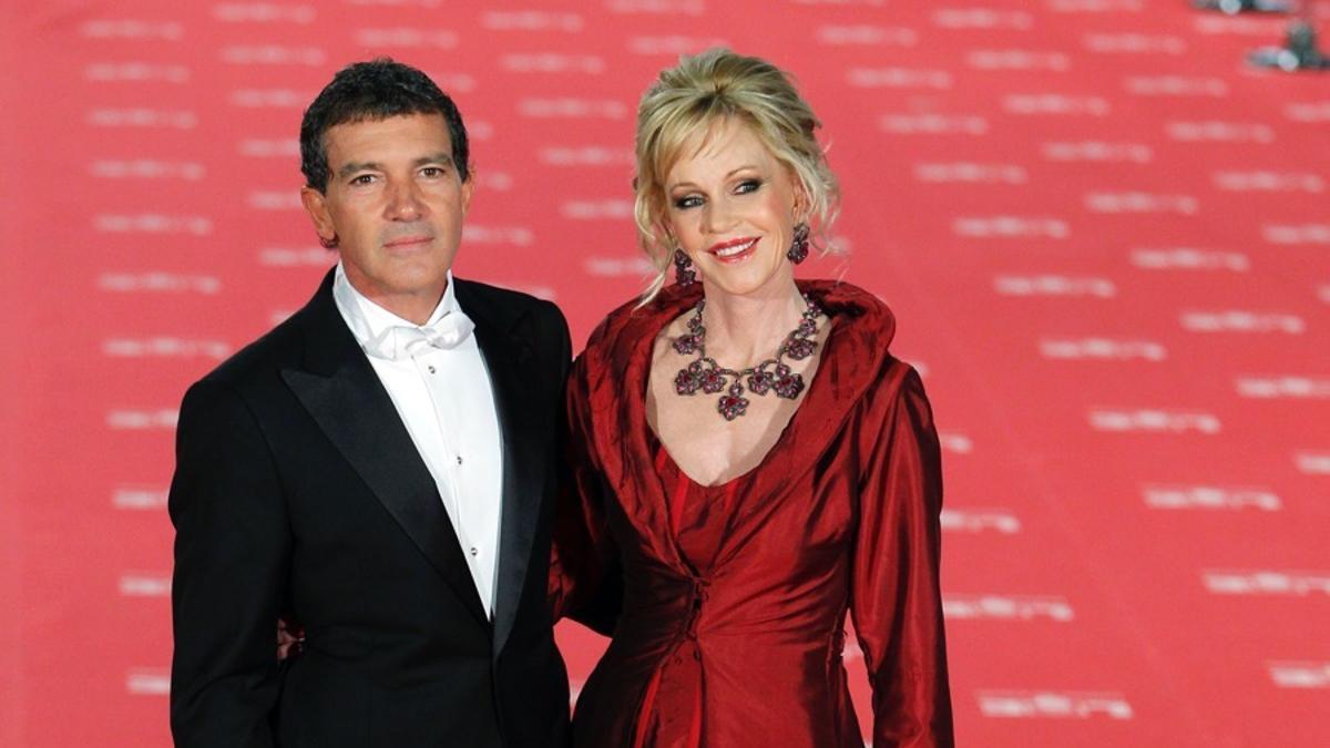 Antonio Banderas y Melanie Griffit en los Premios Goya 2012