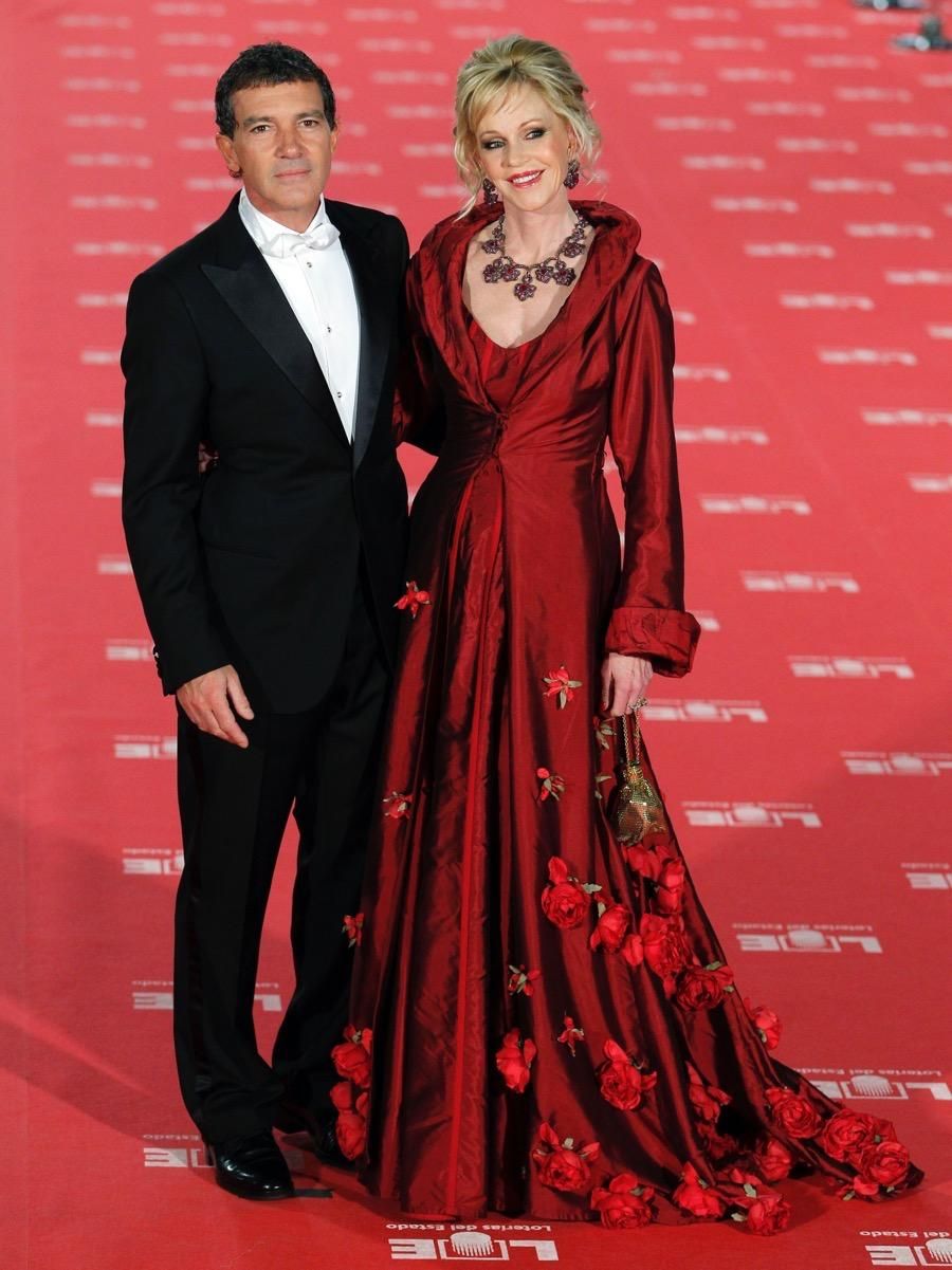 Antonio Banderas y Melanie Griffit en los Premios Goya 2012